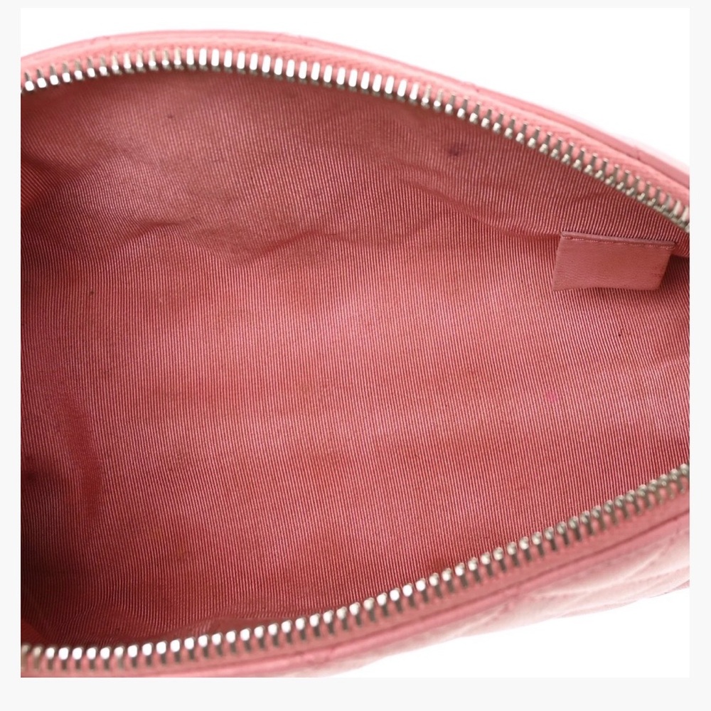 Chanel Pink Quilted Cosmetic Case - Picture 4 of 8